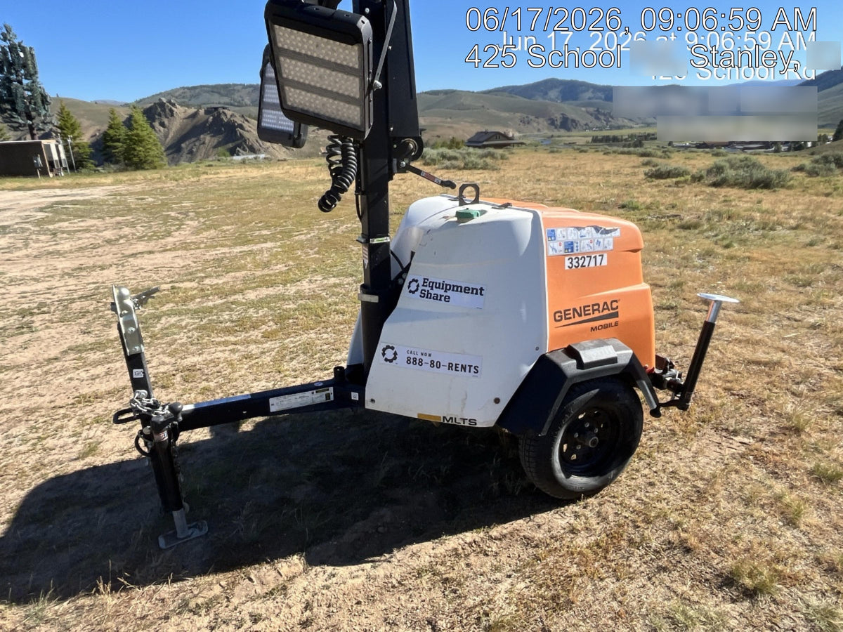 2023 Generac MLT2 Diesel, Flex Switch 120V Input, Powerzone Controller, (4) 320W LED Lights, 4kW Generator, 39.9 Gal Fuel Tank, 2" Ball, T3