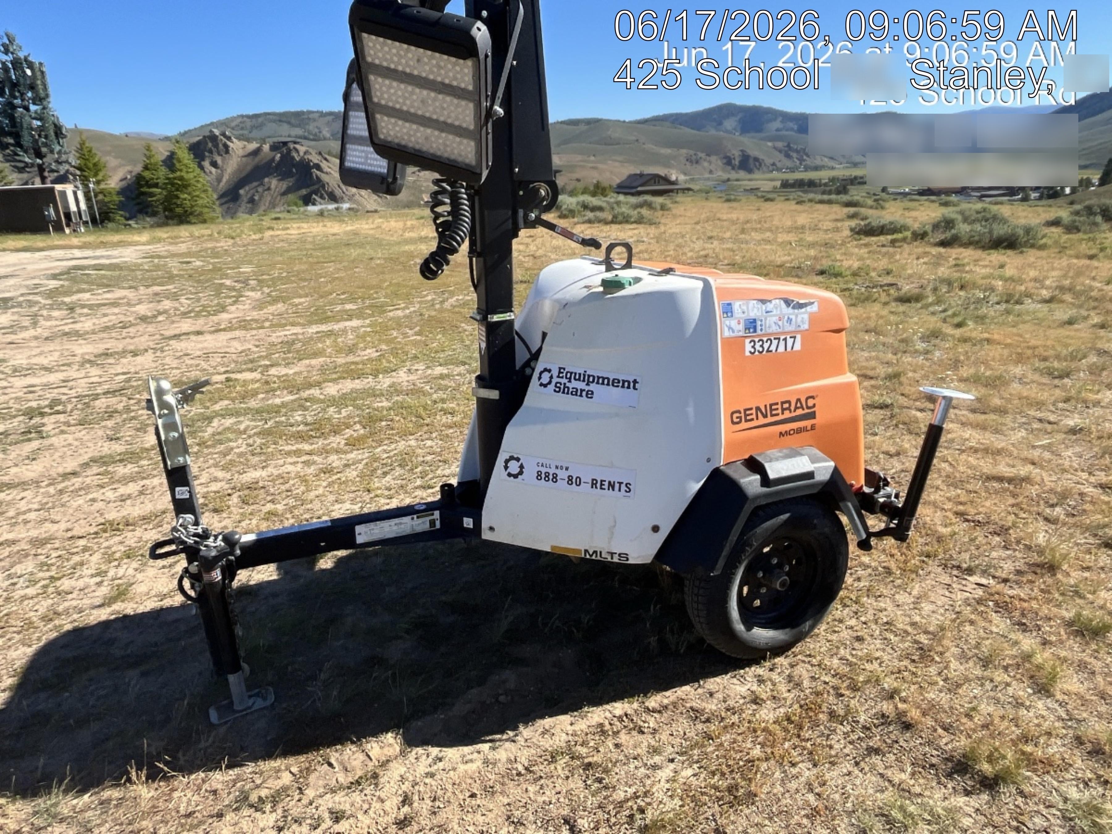 2023 Generac MLT2 Diesel, Flex Switch 120V Input, Powerzone Controller, (4) 320W LED Lights, 4kW Generator, 39.9 Gal Fuel Tank, 2" Ball, T3
