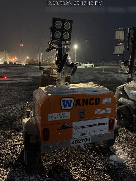 2024 Wanco WLTT-4MM4K Diesel, Deep Sea Controller, Shore Power Plug, Auto Start, (4) 350W LED Floodlights, 4kW Generator, 60 Gal Fuel Tank, 2" Ball, T3