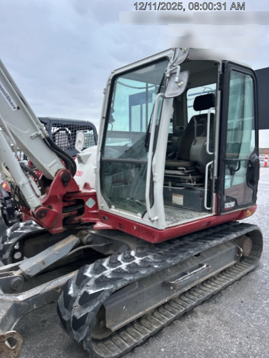 2019 Takeuchi TB290 Cab/Heat/AC Rubber tracks, Dozer blade, Travel alarm, Auxiliary hydraulics w/Manual QC, Hydraulic thumb, 18", 24", and 36" Buckets