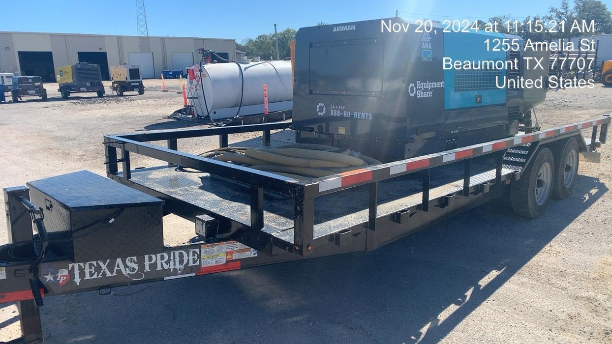 2024 TEXAS PRIDE TRAILERS 18'-20' Lowboy Sand Blasting Unit