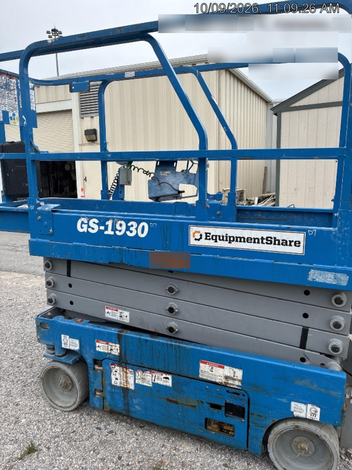 2020 Genie GS-1930 Fixed rails with chain entry gate - Pre A92.20