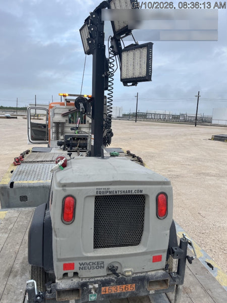 2024 Wacker Neuson LTT4 Diesel, Kohler KDW702, Deep Sea Controller, Auto Start, LED 320W, Bypass Outlet, T3
