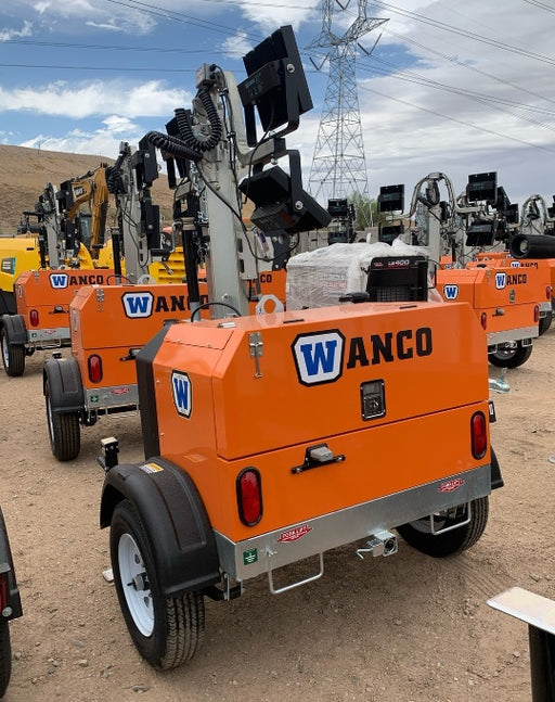 2024 Wanco WLTT-4MM4K Diesel, Deep Sea Controller, Shore Power Plug, Auto Start, (4) 350W LED Floodlights, 4kW Generator, 60 Gal Fuel Tank, 2" Ball, T3