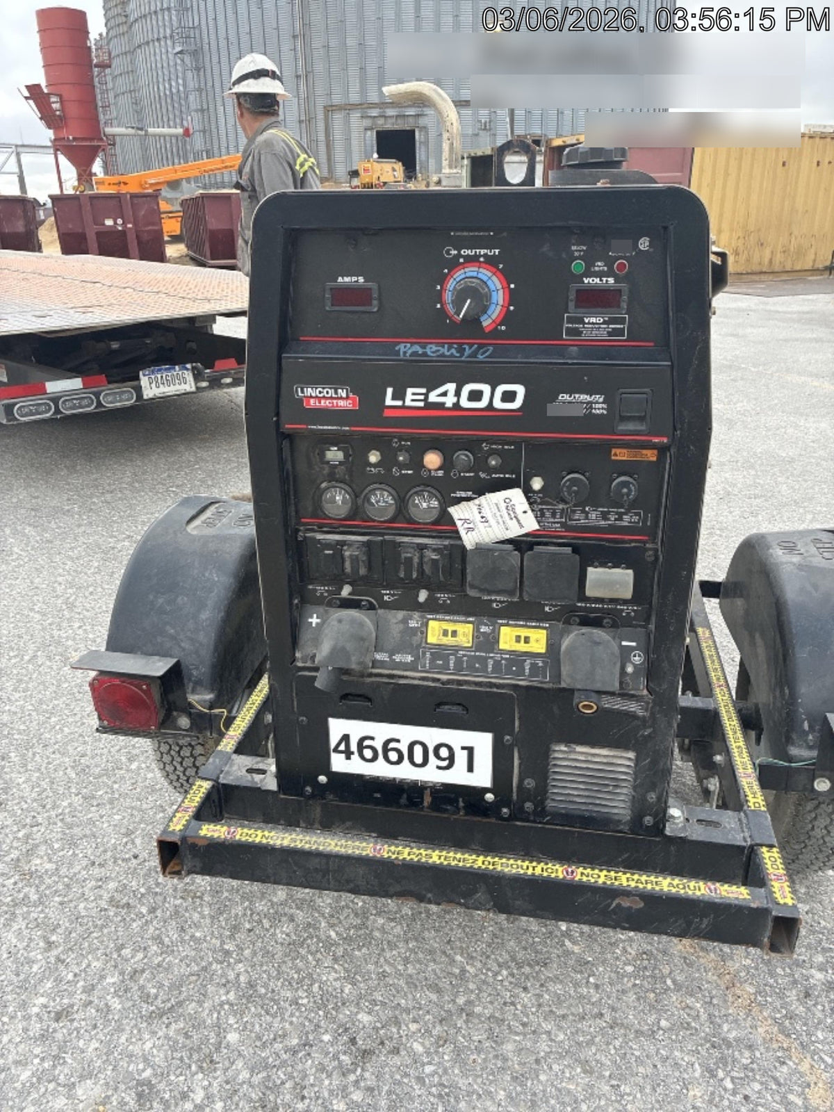2024 Lincoln Electric LE400 Kubota V1505, Trlr, Cable Rack, Light Kit, ES Decals, T3
