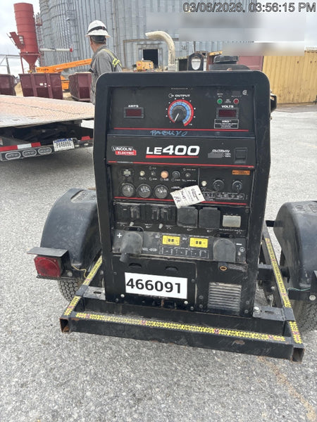 2024 Lincoln Electric LE400 Kubota V1505, Trlr, Cable Rack, Light Kit, ES Decals, T3