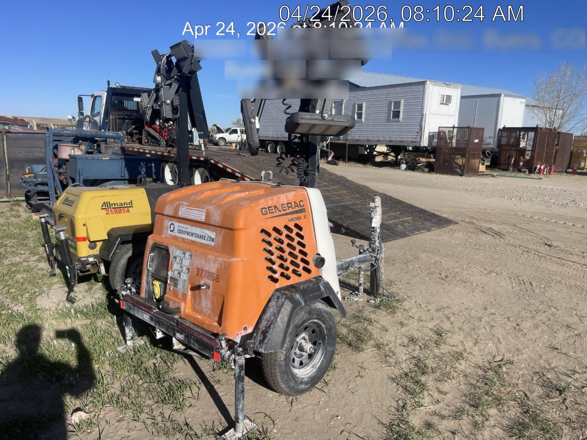 2023 Generac MLT2 Diesel, Flex Switch 120V Input, Powerzone Controller, 
(4) 320W LED Lights, 4kW Generator, 39.9 Gal Fuel Tank, 2" Ball, T3