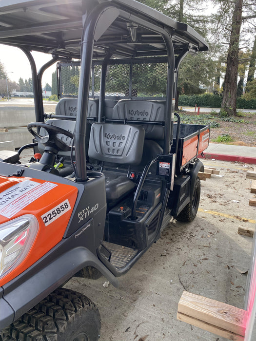 2022 Kubota RTV-X1140W-H Plastic Canopy, Windshield Acrylic Clear, LED Strobe Light, Wire Harness Kit, Back up Alarm