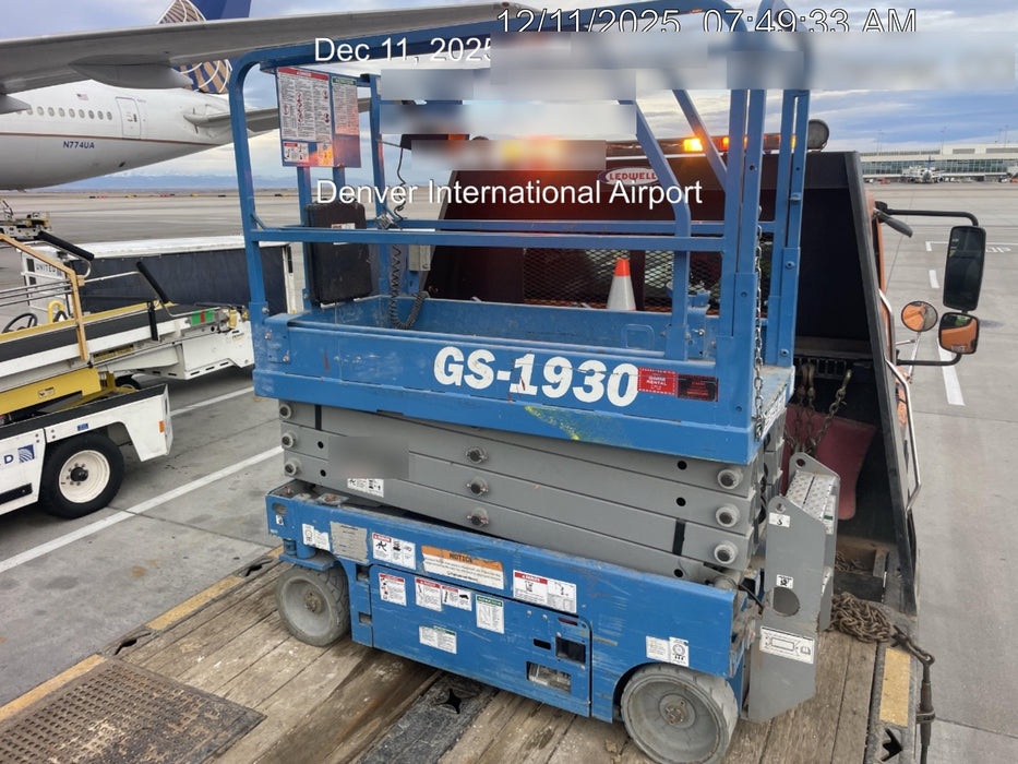 2018 Genie GS-1930 Genie GS-1930 w/Fixed Rail, Chain Entry