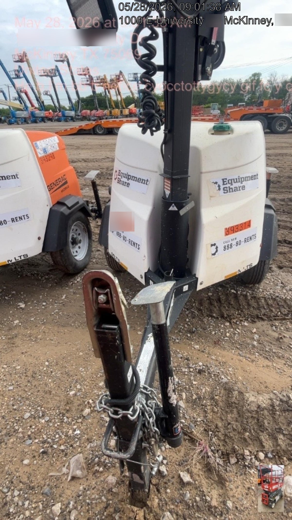 2024 Generac MLT2 Diesel, Flex Switch 120V Input, Powerzone Controller, 
(4) 320W LED Lights, 4kW Generator, 39.9 Gal Fuel Tank, 2" Ball, T3