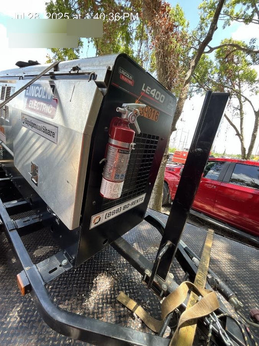 2024 Lincoln Electric LE400 Kubota V1505, Trlr, Cable Rack, Light Kit, ES Decals, T3