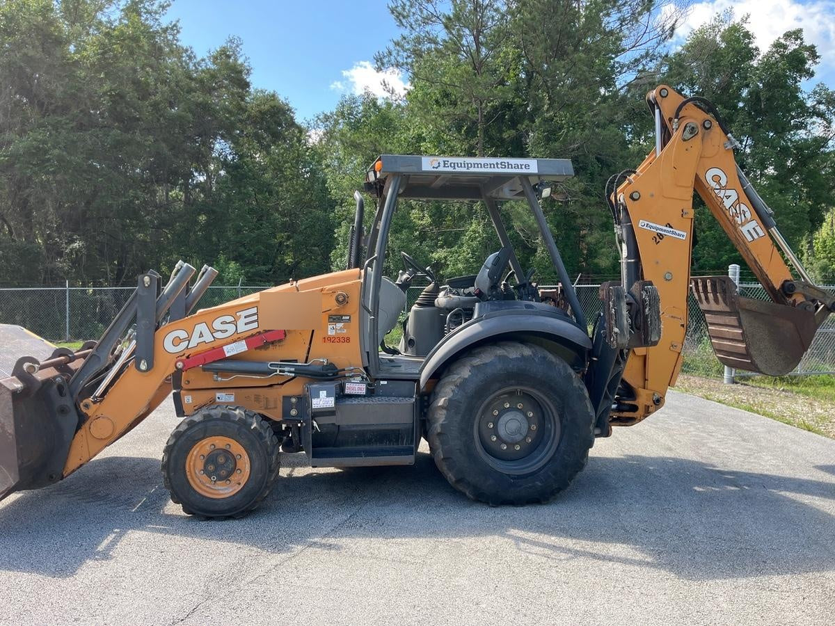 2018 Case 580N STANDARD HOE, ROPS, PILOT CONTROLS, AUX HYD