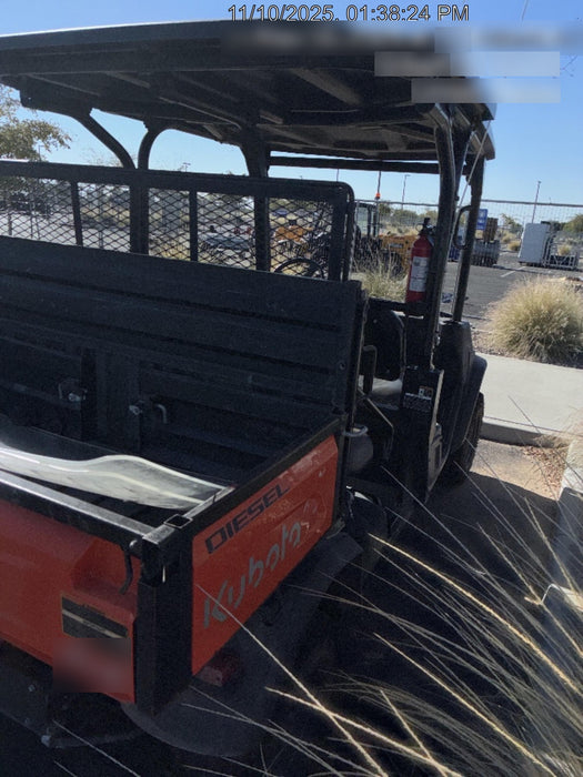 Kubota RTV-X1140W-H Plastic Canopy, Windshield Acrylic Clear, LED Strobe Light, Wire Harness Kit, Back up Alarm