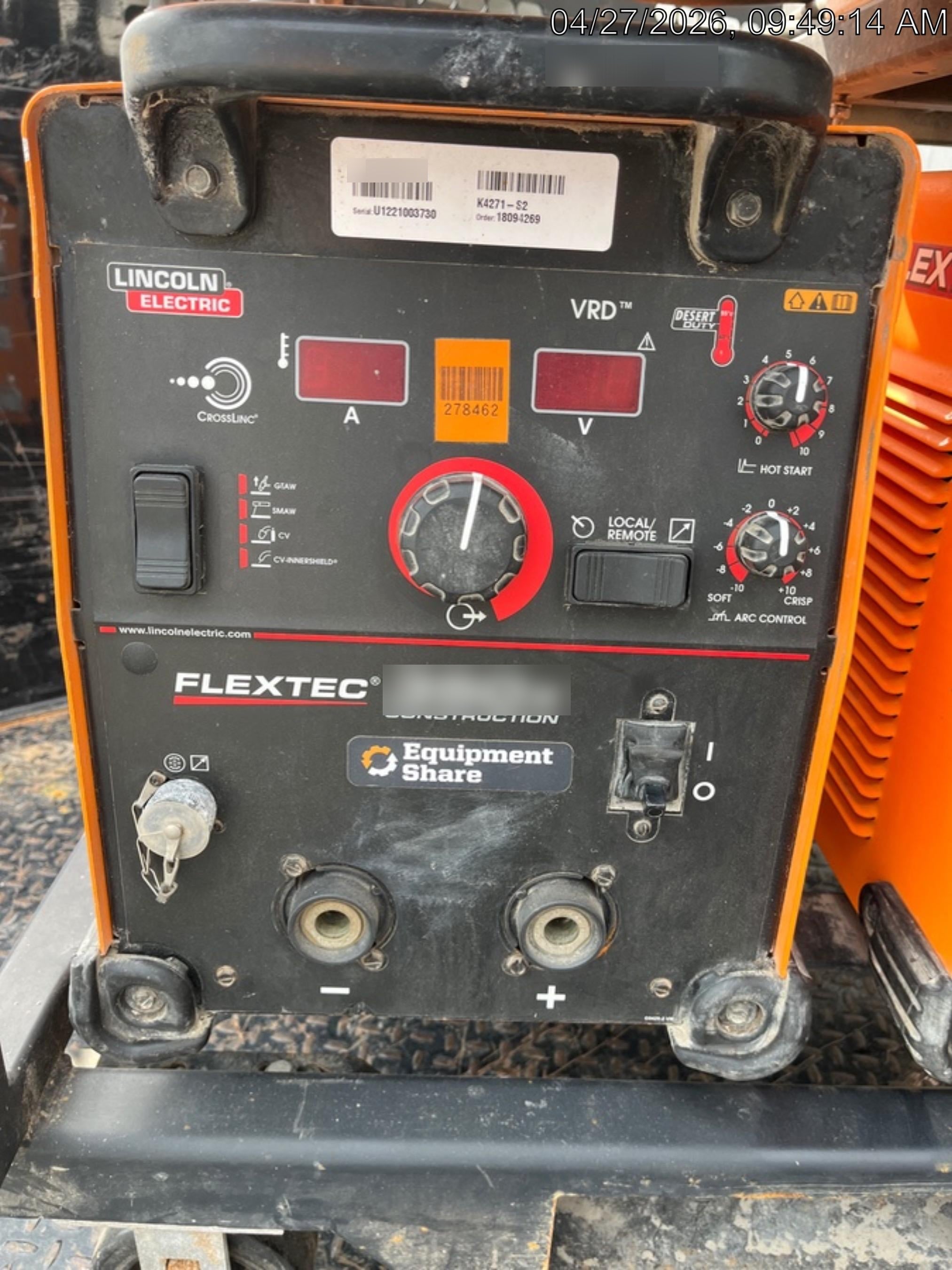 2022 LINCOLN ELECTRIC FLEXTEC 350X