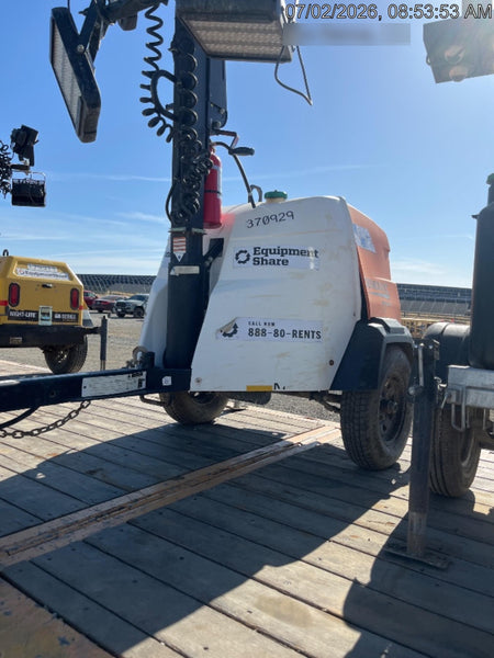 2023 Generac MLT2 Diesel, Flex Switch 120V Input, Powerzone Controller, 
(4) 320W LED Lights, 4kW Generator, 39.9 Gal Fuel Tank, 2" Ball, T3