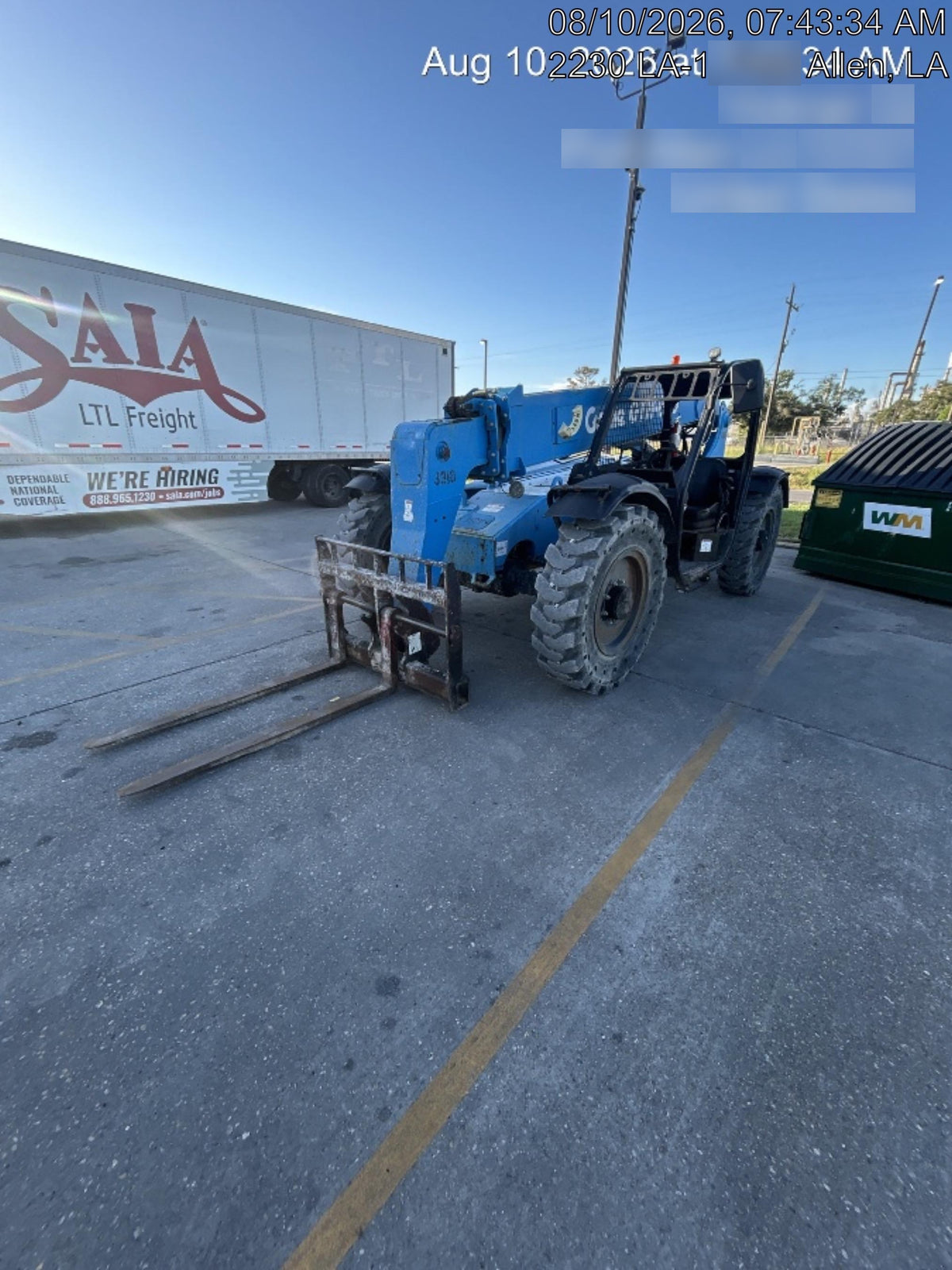 2017 Genie GTH-636 Genie GTH636, Foam Filled Tires, 48" carriage