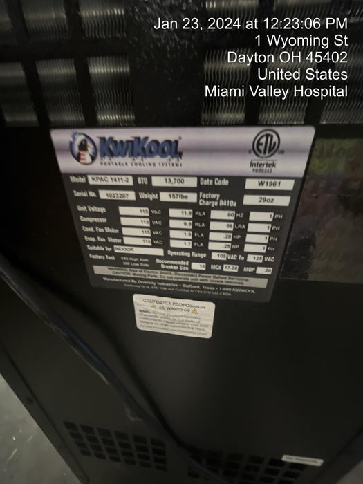 2022 KWIKOOL KPAC1411-2