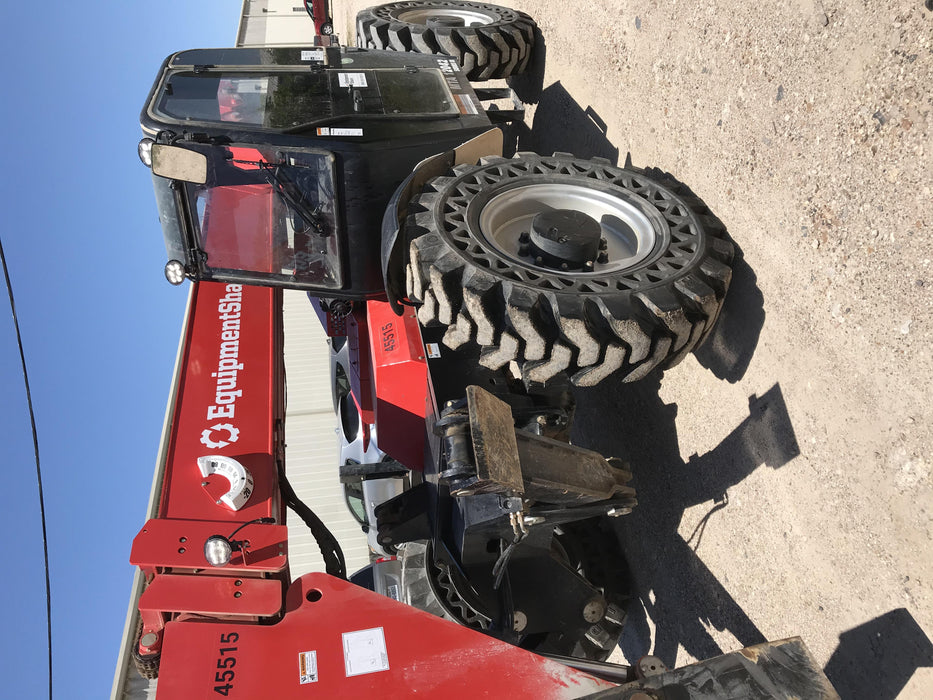 2019 Manitou MTA12042 Cab/Heat/Air, 120 HP, Solid Tires, Work Lights, Lift Hook, Auxiliary Hydraulics w/66" Carriage and 60" Forks