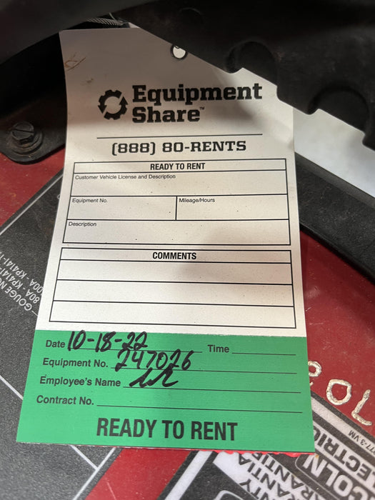 2022 LINCOLN ELECTRIC TOMAHAWK 1500