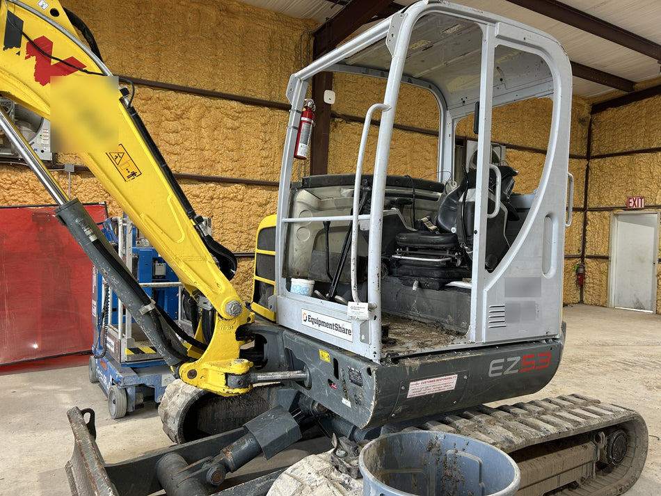 Wacker Neuson EZ53 EZ53 12K Track Excavator, TRK, CNPY, Bucket
