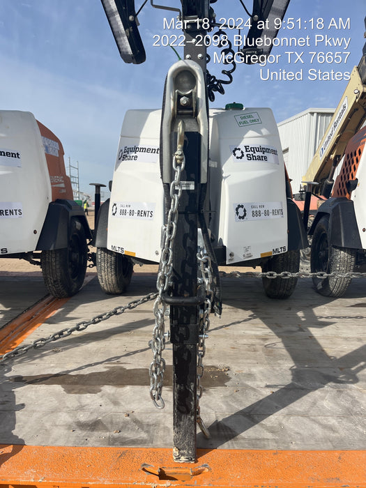 2023 Generac MLT2 Diesel, Flex Switch 120V Input, Powerzone Controller, 
(4) 320W LED Lights, 4kW Generator, 39.9 Gal Fuel Tank, 2" Ball, T3