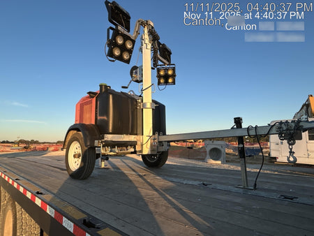 2025 Wanco WLTT-4MM4K Diesel, Mitsubishi L2E, 9.0HP @1800 rpm, Deep Sea Controller, Shore Power Plug, Auto Start, (4) 350W LED Floodlights, 4kW Generator, 60 Gal Fuel Tank, 2" Ball, T3