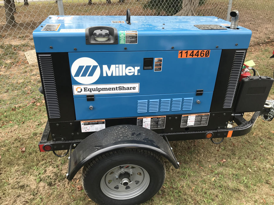 2020 Miller Electric BIG BLUE 400 Trailer Mounted Welder