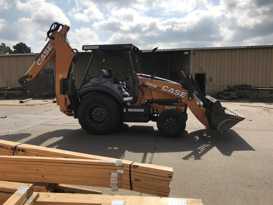 2020 Case 580N EP - Extendable Backhoe Canopy 4WD, Extendable Stick, Pilot Controls, 2 Way Hydraulics, Ride Control, TAG Manual QC