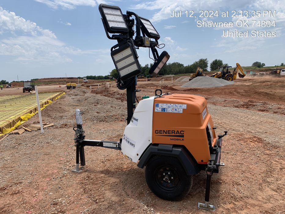 2023 Generac MLT2 Diesel, Flex Switch 120V Input, Powerzone Controller, (4) 320W LED Lights, 4kW Generator, 39.9 Gal Fuel Tank, 2" Ball, T3