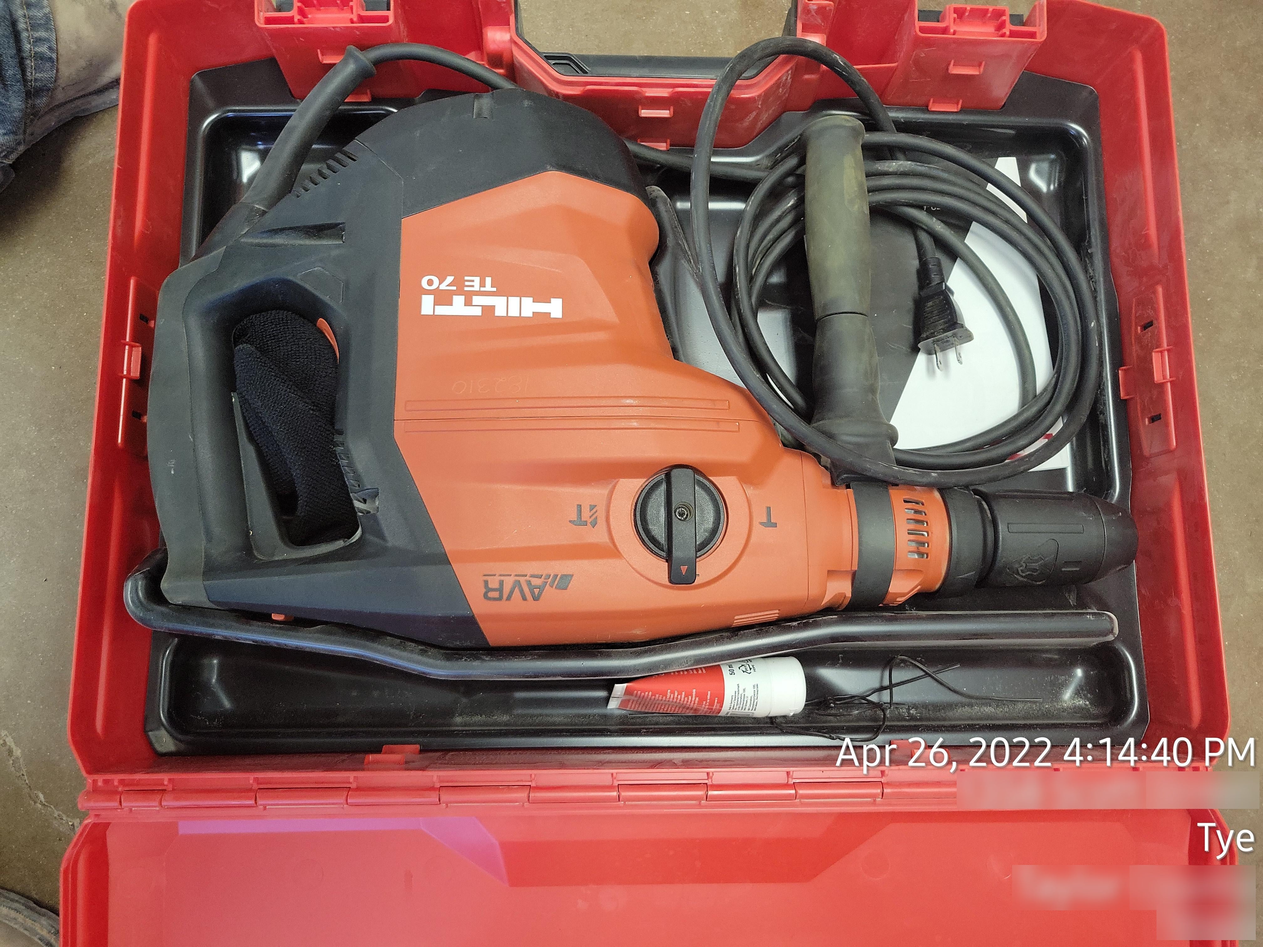2021 HILTI TE 70-AVR