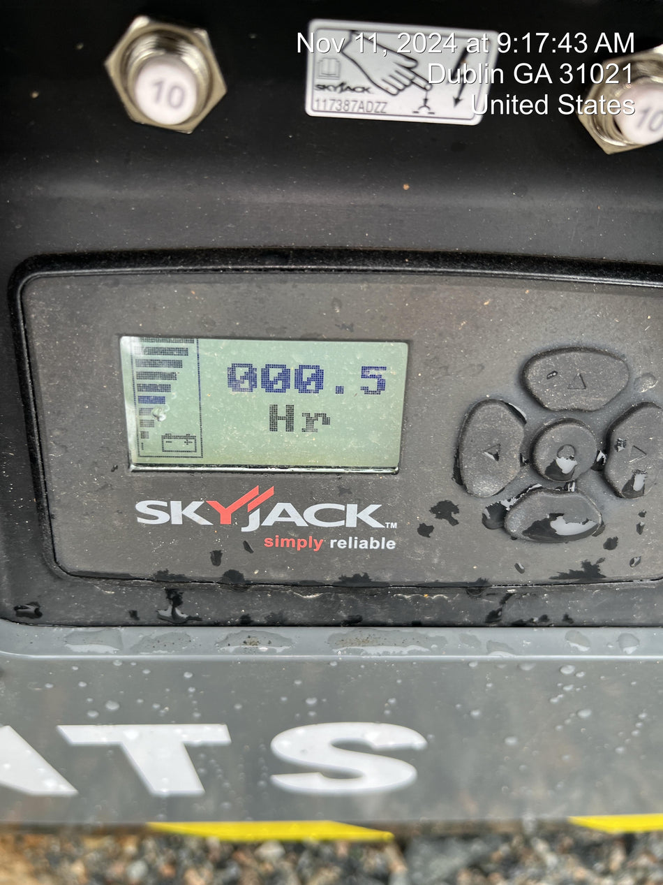 2024 Skyjack SJ3219 Electric Drive, Sld NM Tires, DBcns, RFRails, Power to Platform, T3 + Access Control
