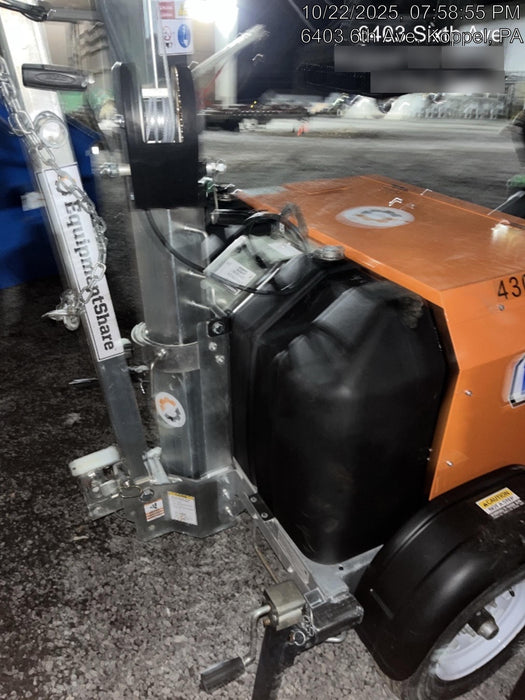 2024 Wanco WLTT-4MM4K Diesel, Deep Sea Controller, Shore Power Plug, Auto Start, (4) 350W LED Floodlights, 4kW Generator, 60 Gal Fuel Tank, 2" Ball, T3