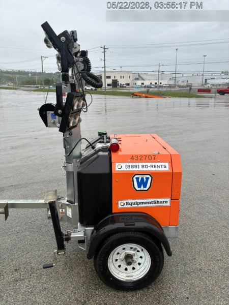 2024 Wanco WLTT-4MM4K Diesel, Deep Sea Controller, Shore Power Plug, Auto Start, (4) 350W LED Floodlights, 4kW Generator, 60 Gal Fuel Tank, 2" Ball, T3