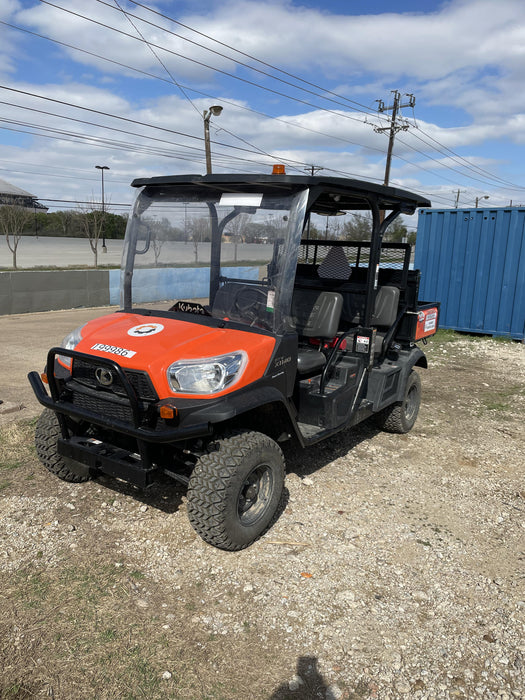 2022 Kubota RTV-X1140W-H Plastic Canopy, Windshield Acrylic Clear, LED Strobe Light, Wire Harness Kit, Back up Alarm