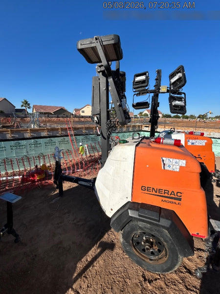 2024 Generac MLT2 Diesel, Flex Switch 120V Input, Powerzone Controller, 
(4) 320W LED Lights, 4kW Generator, 39.9 Gal Fuel Tank, 2" Ball, T3