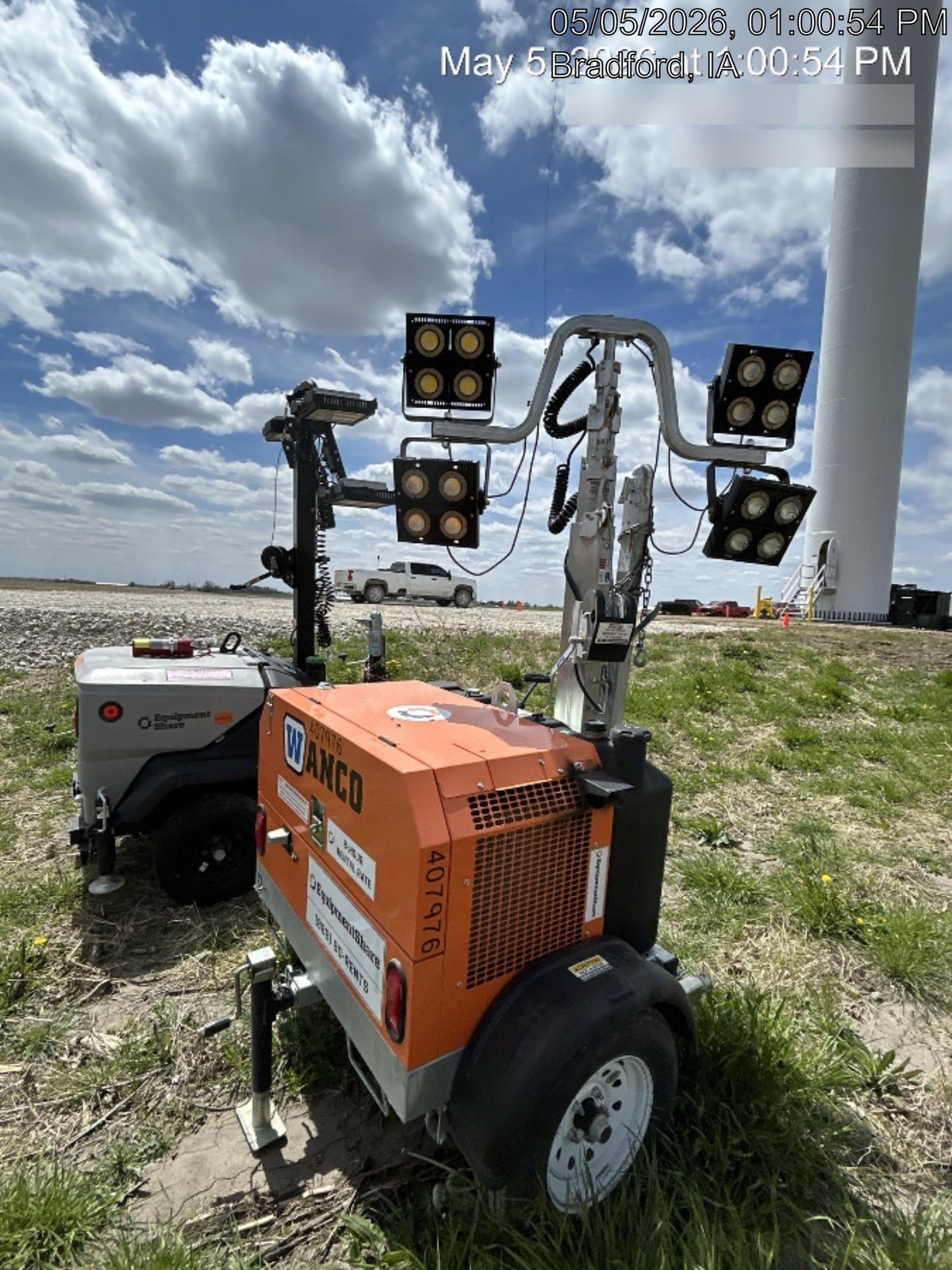 2024 Wanco WLTT-4MM4K Diesel, Deep Sea Controller, Shore Power Plug, Auto Start, (4) 350W LED Floodlights, 4kW Generator, 60 Gal Fuel Tank, 2" Ball, T3