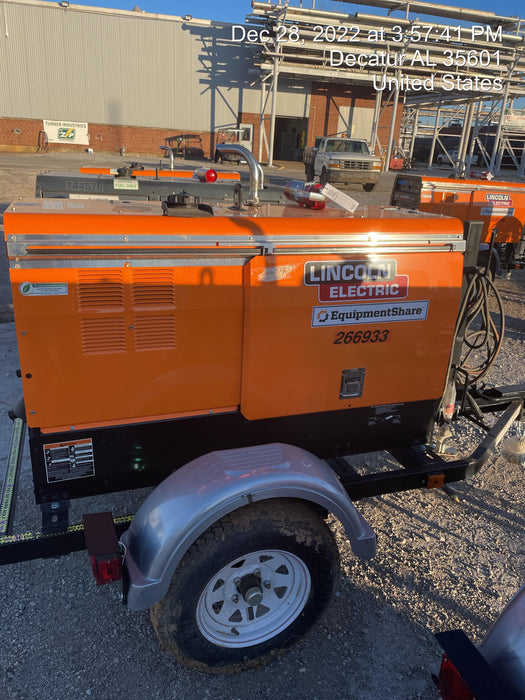 2022 Lincoln Electric LE400 Kubota V1505, Trlr, Cable Rack, Light Kit, ES Decals, T3