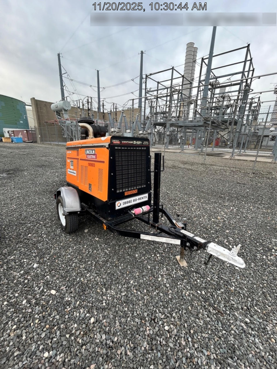 2021 Lincoln Electric Vantage 549X Ready Pak 3, ORANGE (includes trailer, cable rack, fender light kit)
