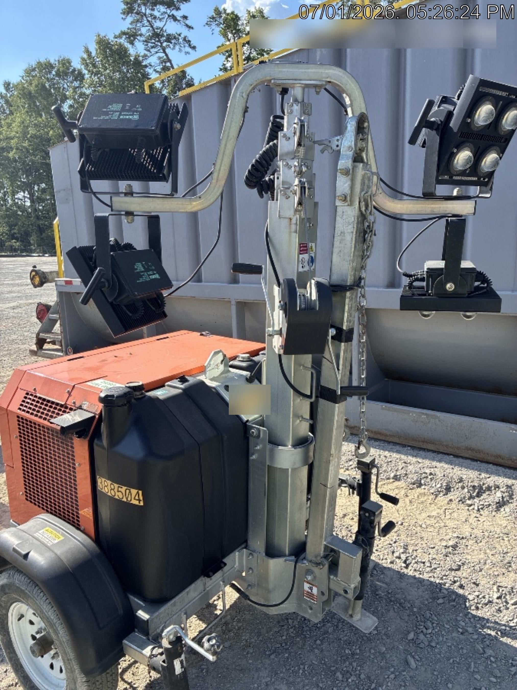 2024 Wanco WLTT-4MM4K Diesel, Deep Sea Controller, Shore Power Plug, Auto Start, (4) 350W LED Floodlights, 4kW Generator, 60 Gal Fuel Tank, 2" Ball, T3