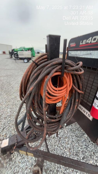 2023 Lincoln Electric LE400 Kubota V1505, Trlr, Cable Rack, Light Kit, ES Decals, T3