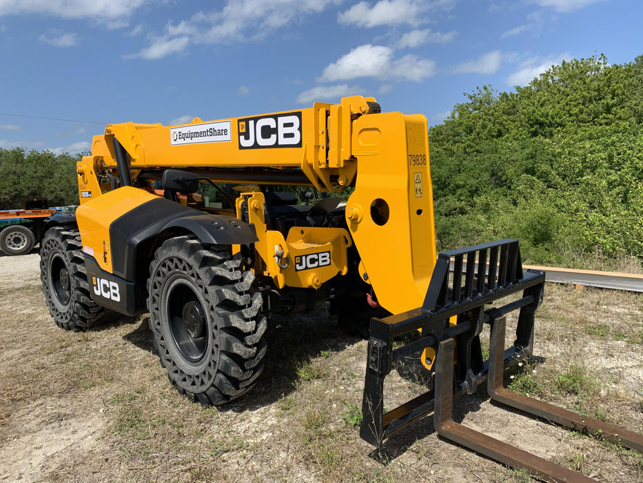 2020 JCB 509-42 Canopy, Solid Tires, Work Lights, Beacon, Aux Hydraulics, Back up Alarm, Lifting Eye, ES Decals