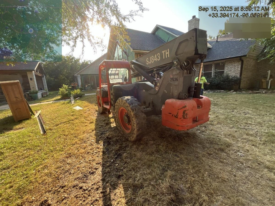 2016 Skyjack SJ843 TH 60" Carriage, Solid Tires, Open ROPS