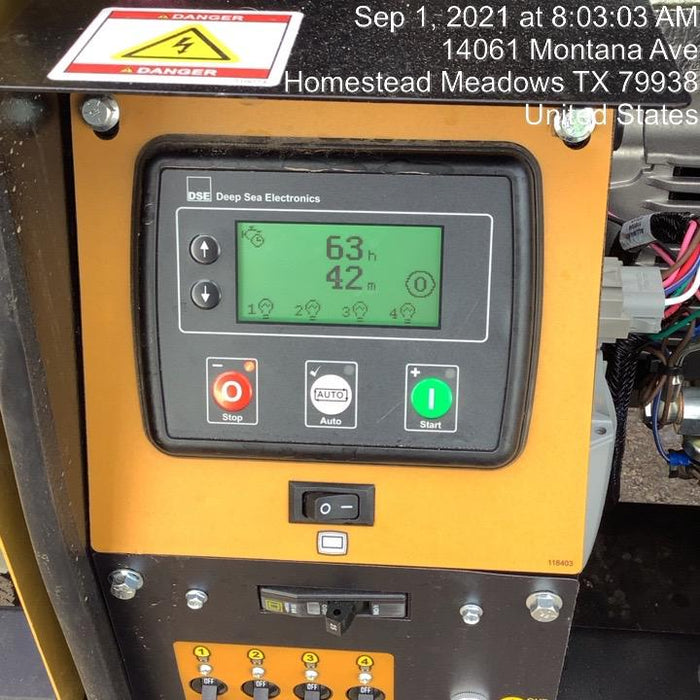 2021 Allmand NLV3GR (4) LED Light Fixture 350W, 23' Vertical Mast, 3kW Prime, Towable, Deep Sea L401, Leveling Jacks, Yanmar T4F 5.8hp