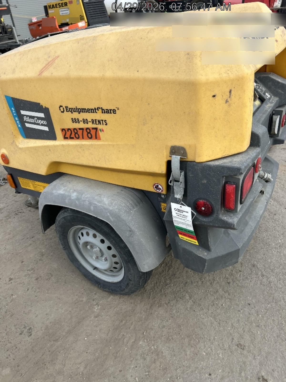 2022 ATLAS COPCO XAS 110