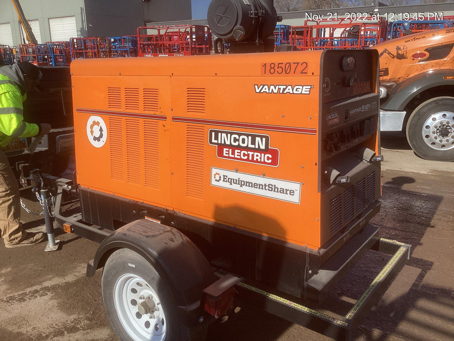 2021 Lincoln Electric Vantage 549X Ready Pak 3, ORANGE (includes trailer, cable rack, fender light kit)