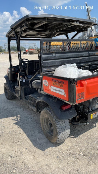 2022 Kubota RTV-X1140W-H Plastic Canopy, Windshield Acrylic Clear, LED Strobe Light, Wire Harness Kit, Back up Alarm
