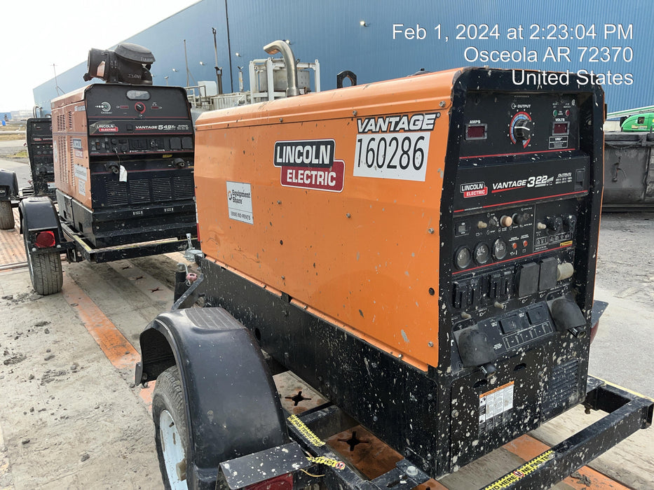 2023 Lincoln Electric LE400 Kubota V1505, Trlr, Cable Rack, Light Kit, ES Decals, T3