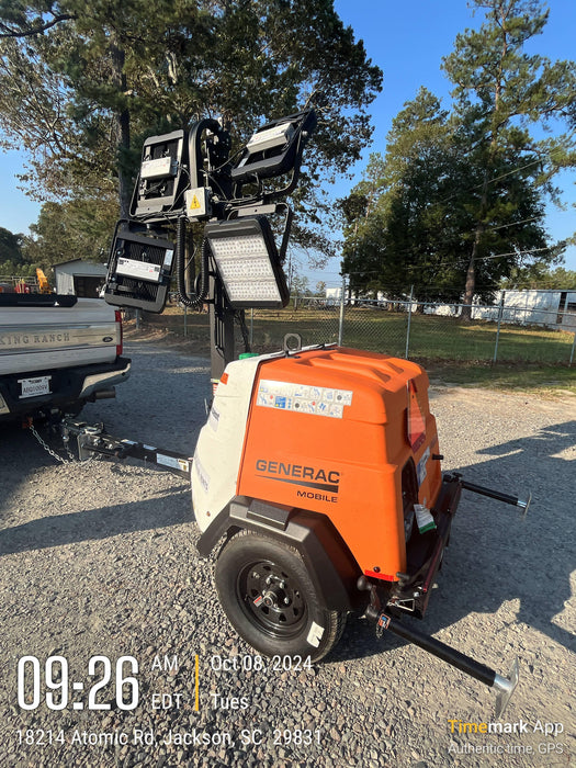 2024 Generac MLT6SKDS-STD4 ELEC WINCH Diesel, Electric Winch Mast, Powerzone Controller, (4) 320W LED Lights, 4kW Generator, 39.9 Gal Fuel Tank, 2" pintle, T3