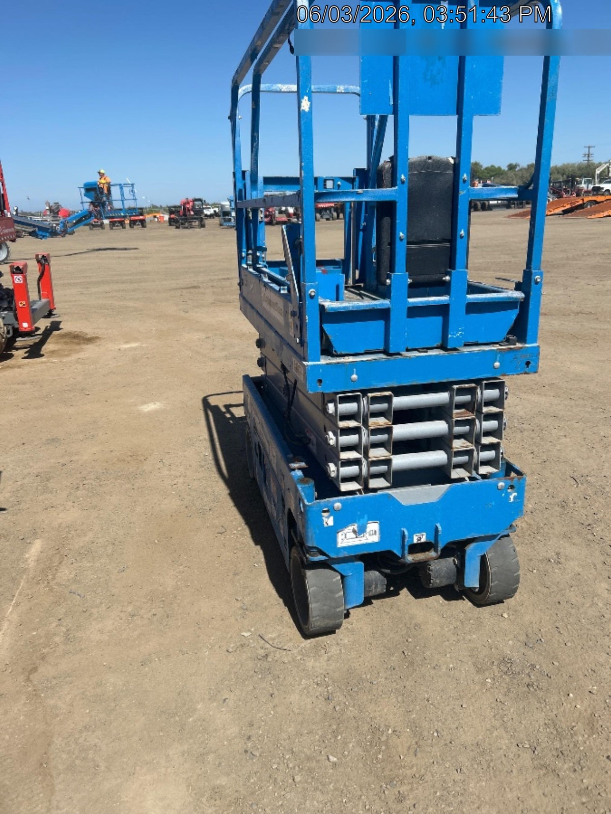2019 Genie GS-1930 Half Height Swing Gate, 800W Inverter