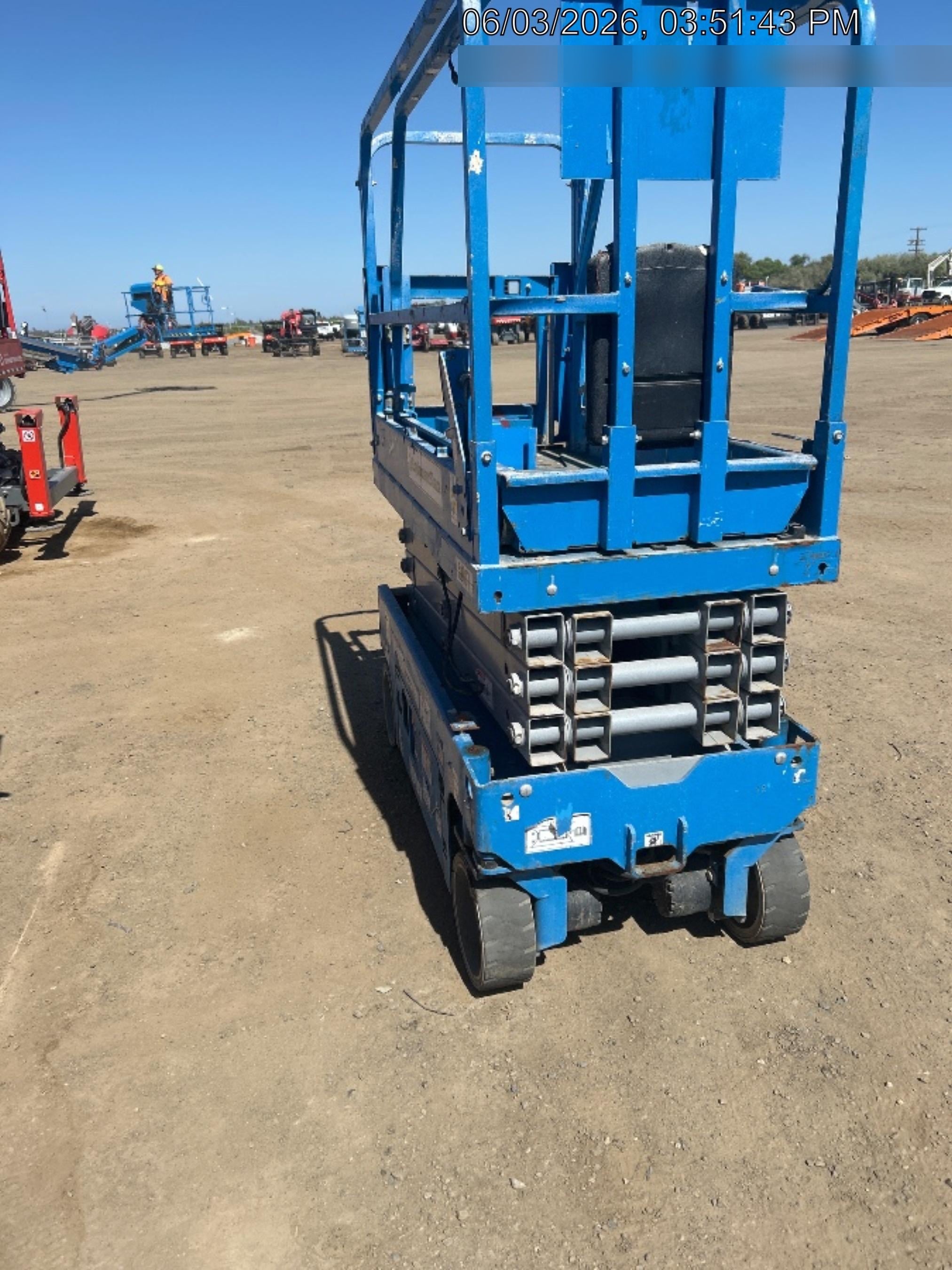 2019 Genie GS-1930 Half Height Swing Gate, 800W Inverter
